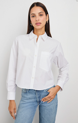 RAMY TOP IN MARINER WHITE STRIPE