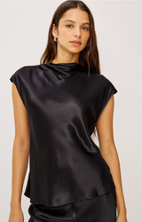 LORETTA TOP IN BLACK