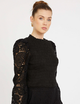 ARABELLA TOP IN BLACK