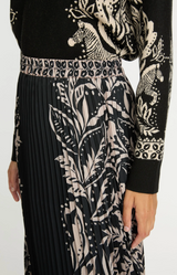MIA SKIRT IN ZEBRA FERN