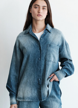 WASHED CHAMBRAY SHIRT
