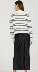 LOTUS CREWNECK IN BLACK COMBO