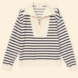 KAT SWEATSHIRT IN NATURAL STRIPE