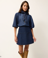 NAVI TOP IN CHAMBRAY