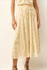 MONROE SKIRT IN PEONY