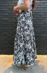 WANDA SKIRT IN MOONLIT FLORAL