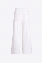 BETI WID LEG TROUSERS IN WHITE