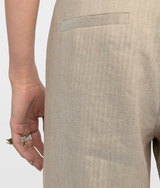 PANOL TAILLEUR PINSTRIPES TROUSER IN COOKIE