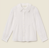 FRANCESCA BLOUSE IN WHITE VOILE