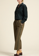 NESSA SHIRT IN DEEP TEAL CORD