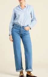 RUMI BLOUSE IN TAHOE STRIPE