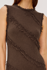 CLAUDIA DRESS IN CINNAMON