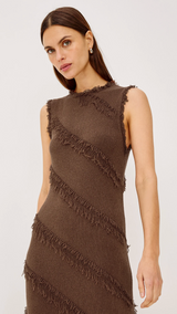 CLAUDIA DRESS IN CINNAMON
