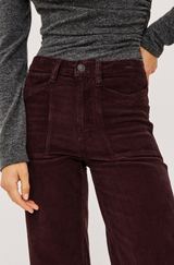 OLIVOS PALAZZO PANT IN HICKORY