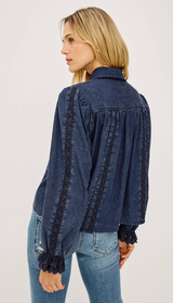 ROWEN SHIRT IN CLASSIC BLUE