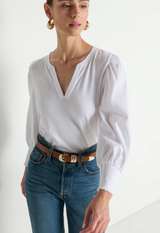 FLORA TEE IN WHITE