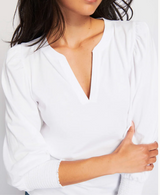 FLORA TEE IN WHITE