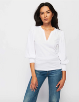 FLORA TEE IN WHITE