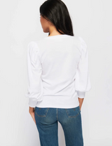 FLORA TEE IN WHITE