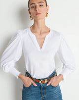 FLORA TEE IN WHITE