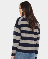 BRAXTON SWEATER IN MIDNIGHT GREY
