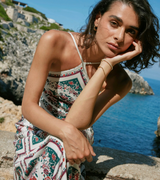 CORNELIA ANKLE DRESS IN CARMELLA PRINT
