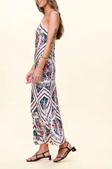 CORNELIA ANKLE DRESS IN CARMELLA PRINT