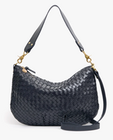 Moyen Messenger - Medium Woven Diagonal in Twilight