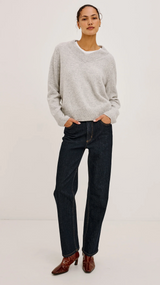 LIDYA SWEATER IN HEATHER CAMEL