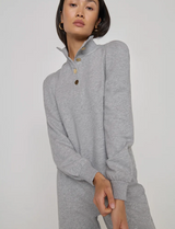 JESSIE SWEATSHIRT IN HEATHER GREY
