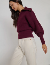 ASHTON PULLOVER IN TRUFFLE