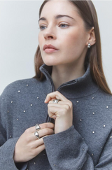 PRISTO PULLOVER IN CARBONE