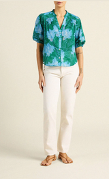 LOREN BLOUSE IN BLUE ORCHID