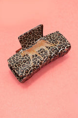 Wildlife Leopard Hair Claw Clips