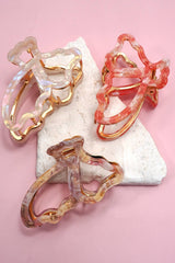 JUMBO OPEN BUTTERFLY HAIR CLAW CLIPS