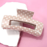 POLKA DOT HAIR CLAW CLIP