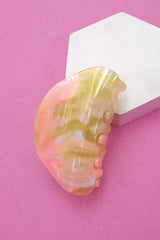 JUMBO HALF MOON CELLULOSE HAIR CLAW CLIPS
