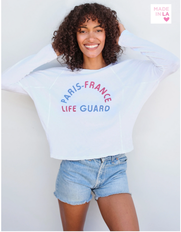 LifeGuard DolmanSlvTee IN WHITE
