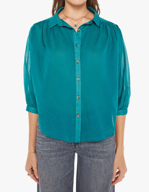 THE BREEZE TOP - TEAL GREEN