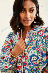 MEGAN TOP - ELODIE PAISLEY PRINT