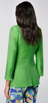 Crop Sleeve Not A DB Blazer in Kelly Green