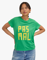 CLASSIC TEE - GREEN W/ BRIGHT YELLOW PAS MAL