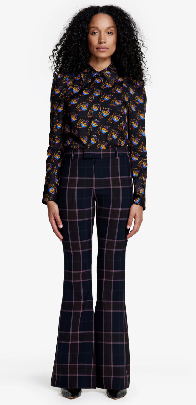 BOOTCUT PANT - ROSEWOOD PLAID