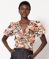 DELPHINA TOP - DESERT FLORAL PRINT