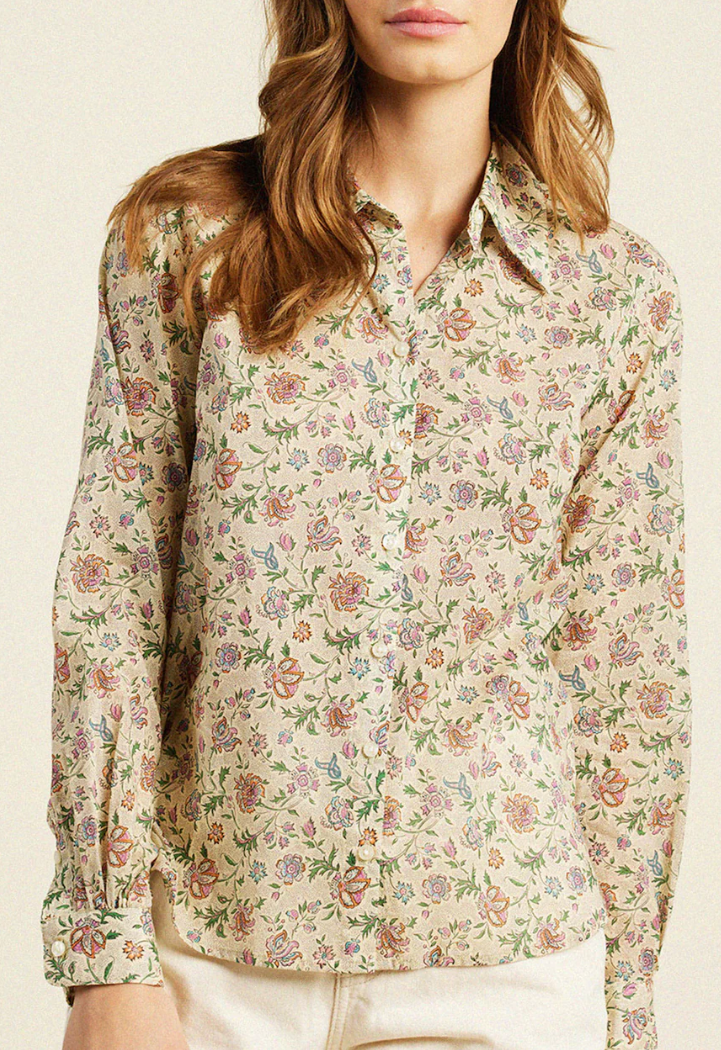 JACQUELIN SHIRT - HERBARIUM PRINT