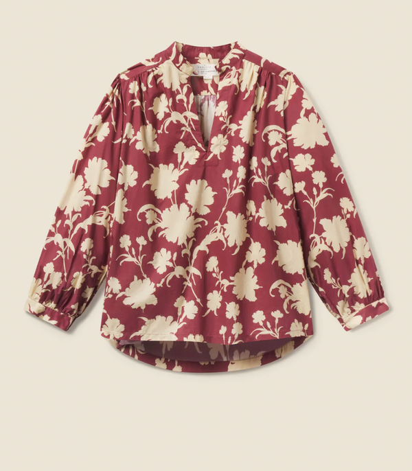 BAILEY BLOUSE - PORT SHADOW