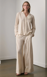 CAMELLIA PJ SET OATMEAL HEATHER