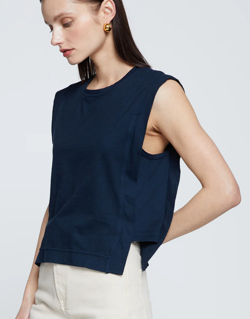 CLOUD JERSEY BOXY MUSCLE TEE