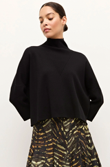 CLAUDIE POPOVER - BLACK