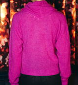 CAMDEN SWEATER IN FUSCHIA